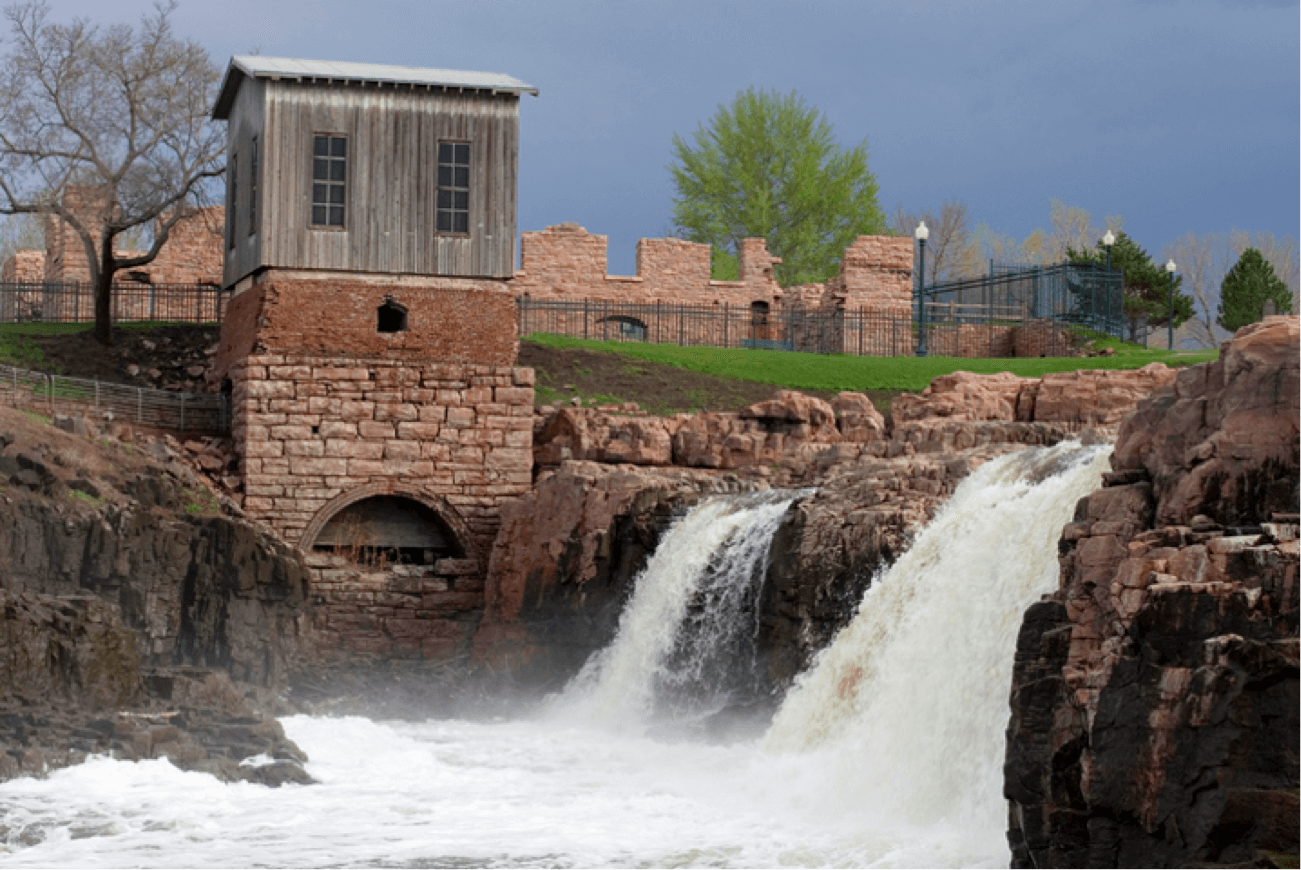 Falls Park, a top Sioux Falls attraction